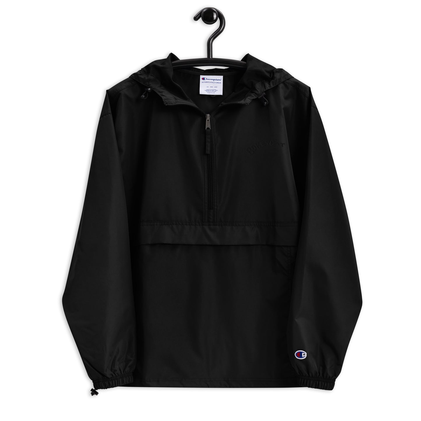 BokeyCat Embroidered Champion Packable Jacket