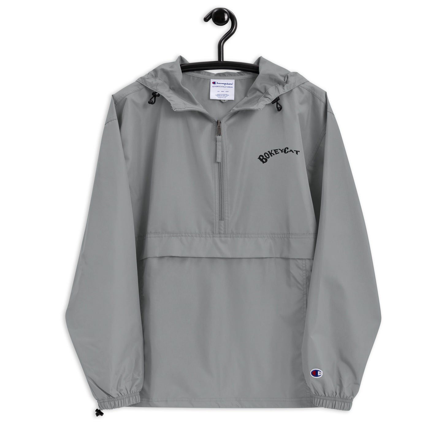 BokeyCat Embroidered Champion Packable Jacket