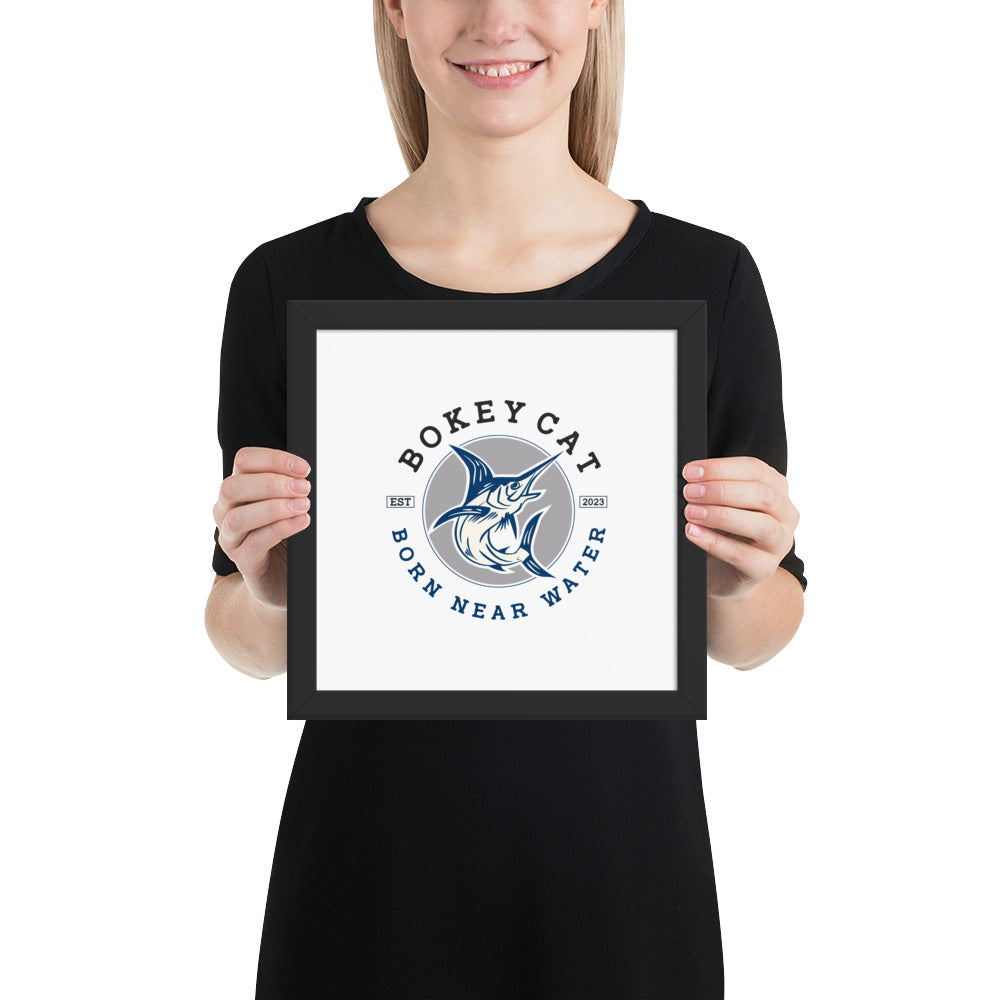 BokeyCat Framed poster