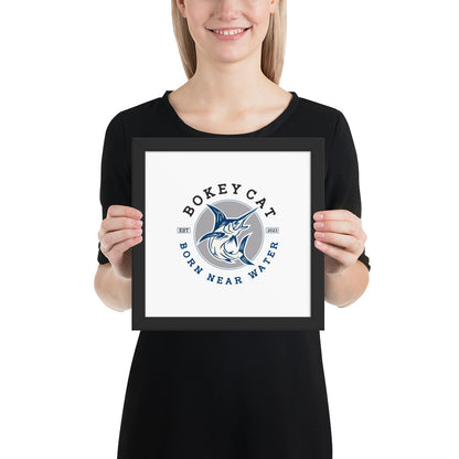 BokeyCat Framed poster