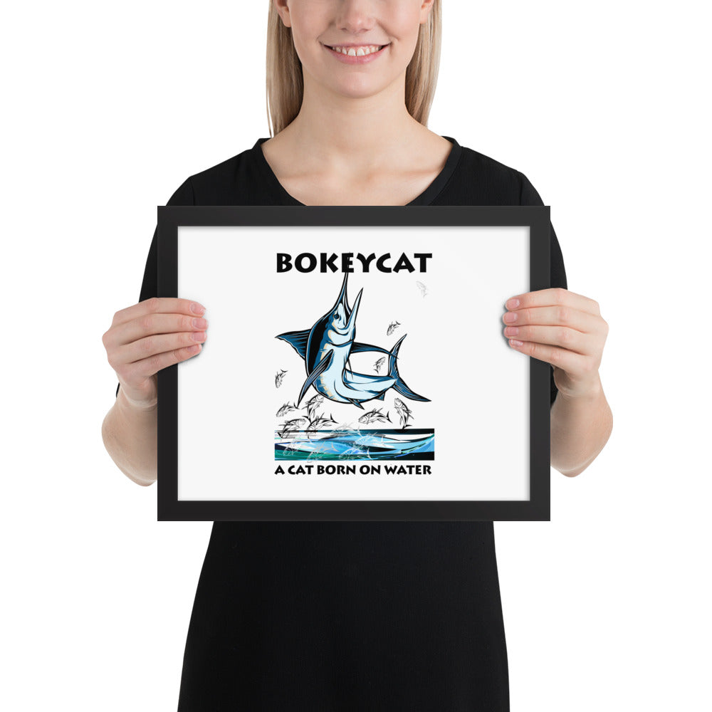 BokeyCat Framed poster