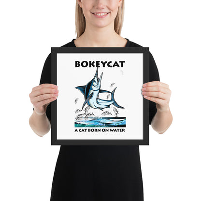 BokeyCat Framed poster