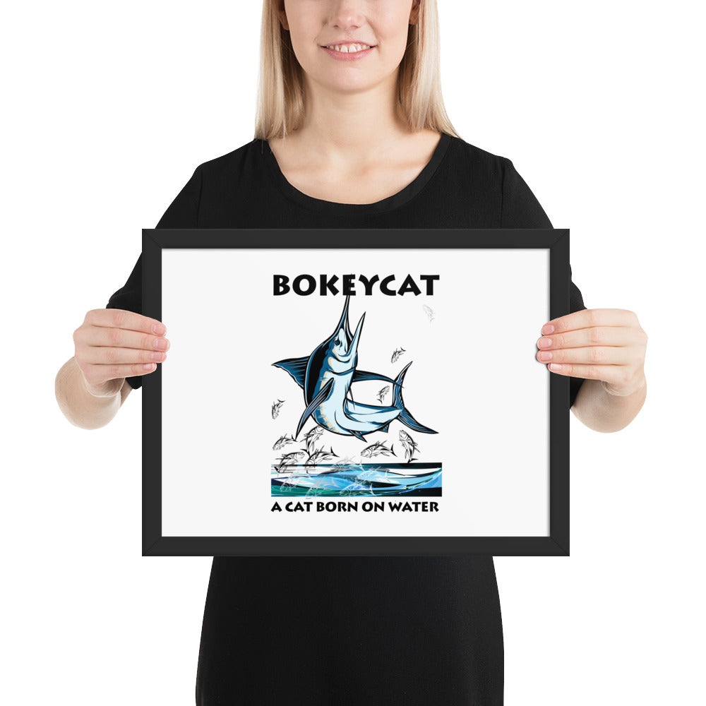 BokeyCat Framed poster