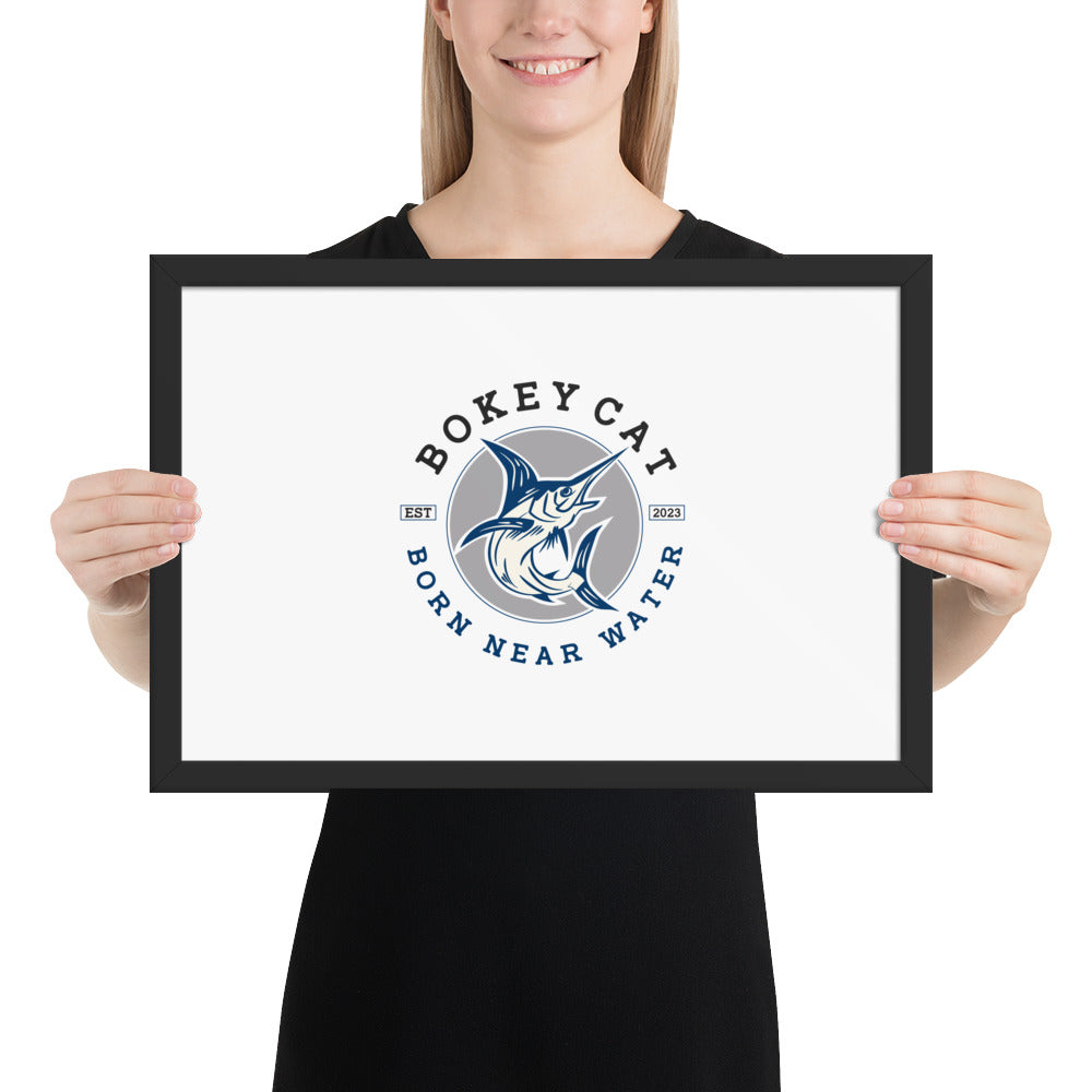 BokeyCat Framed poster