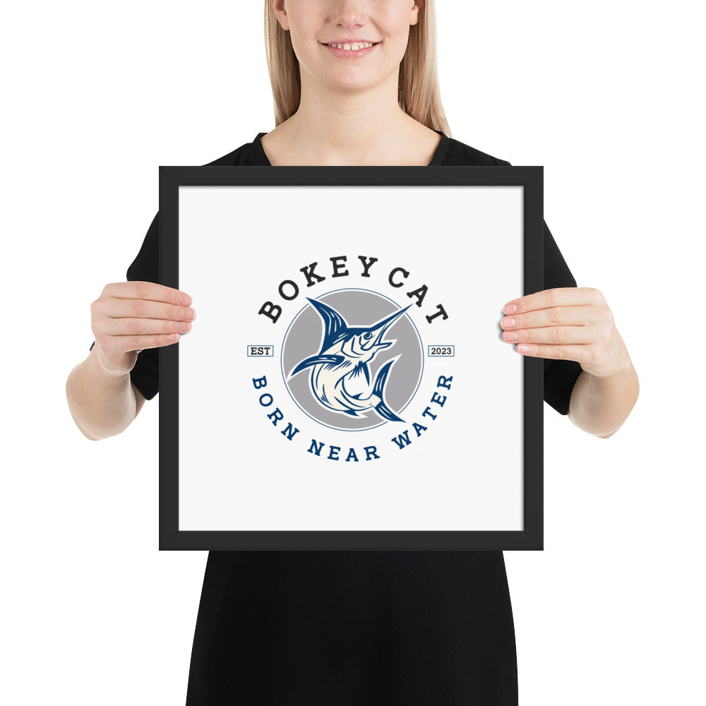 BokeyCat Framed poster