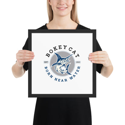 BokeyCat Framed poster