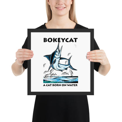 BokeyCat Framed poster