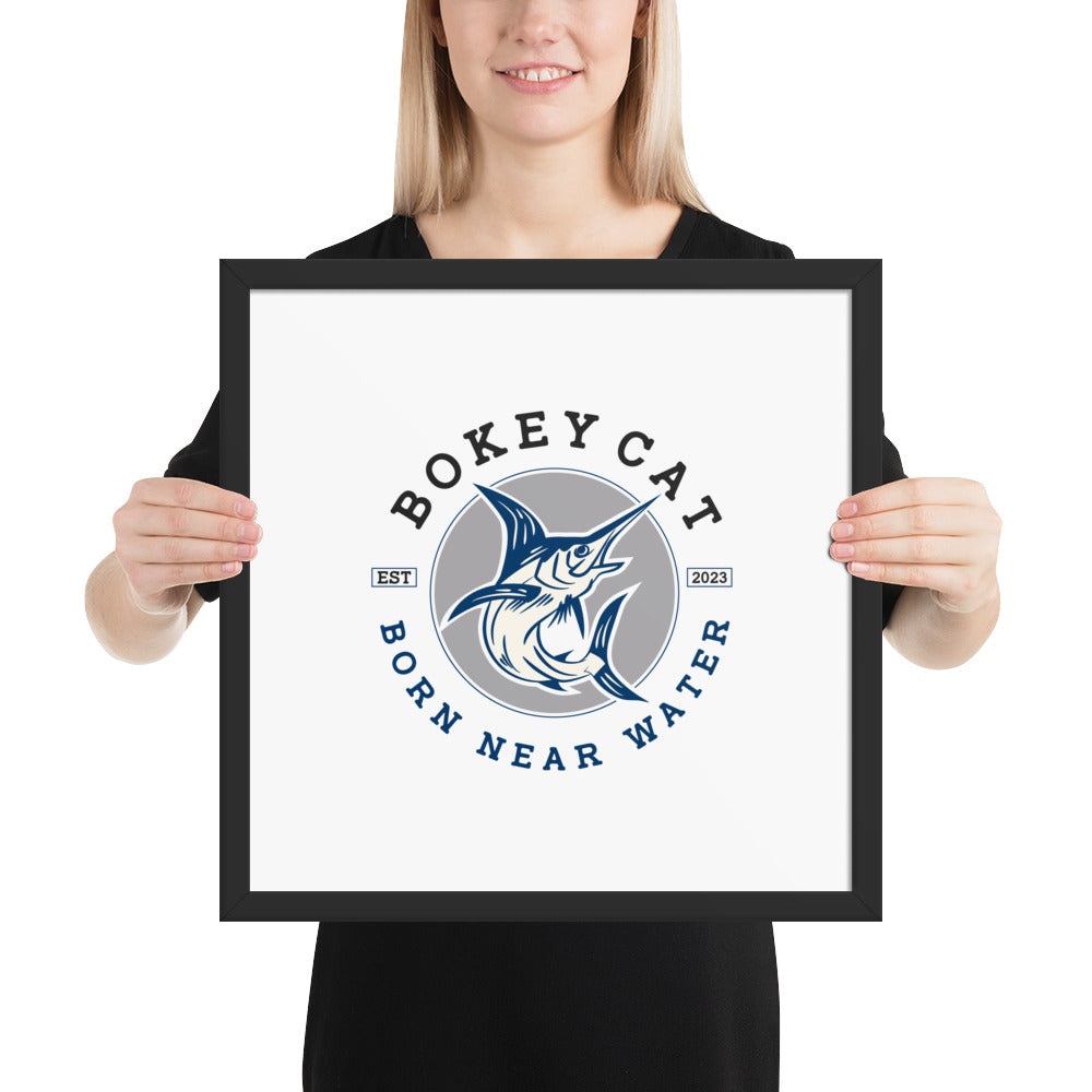 BokeyCat Framed poster