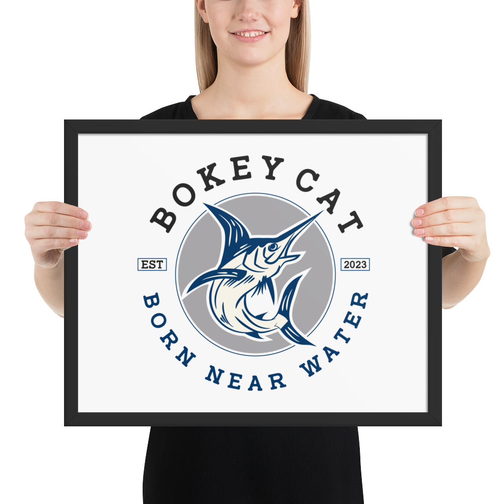 BokeyCat Framed poster