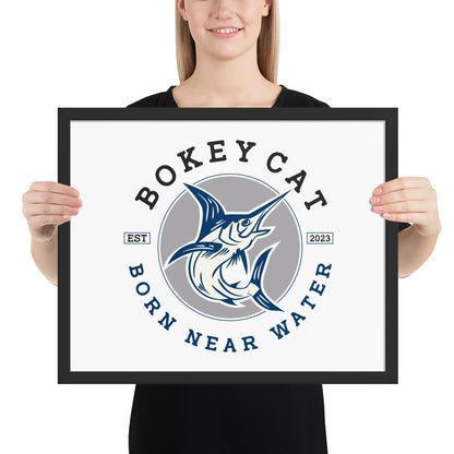 BokeyCat Framed poster