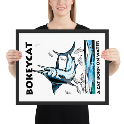 BokeyCat Framed poster