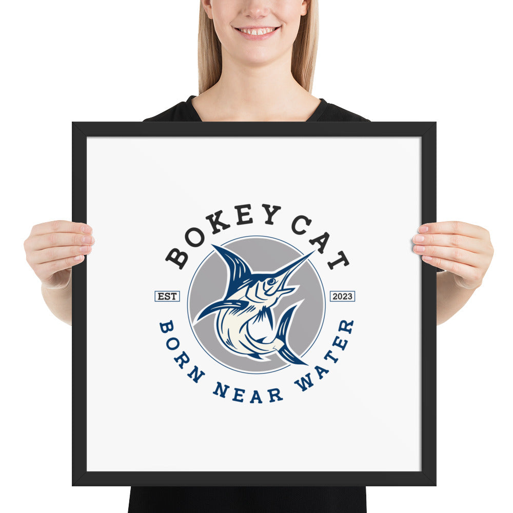 BokeyCat Framed poster