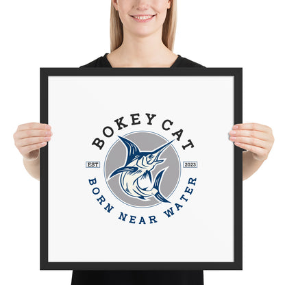 BokeyCat Framed poster