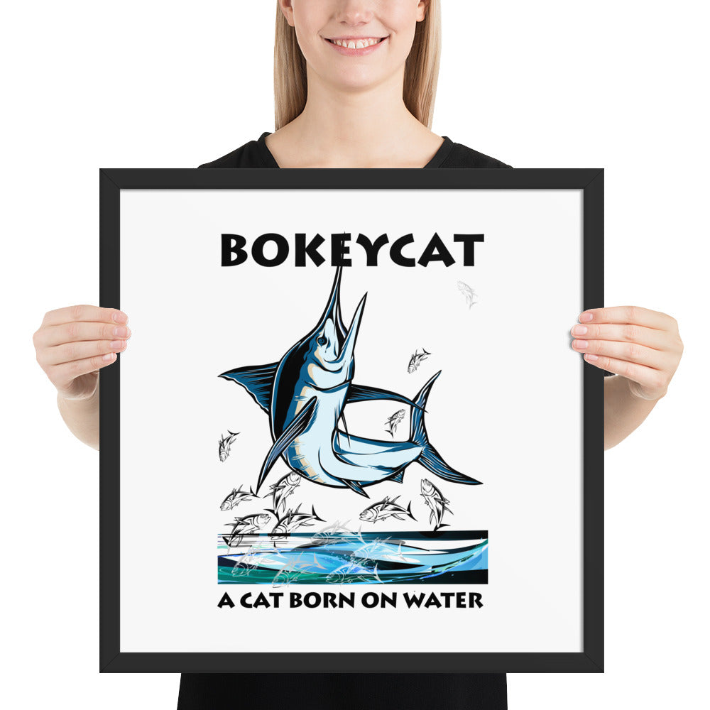 BokeyCat Framed poster