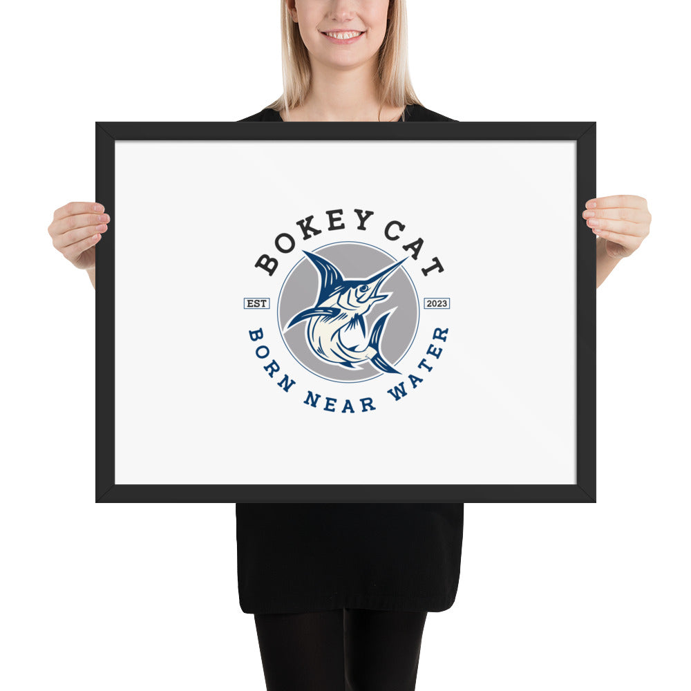BokeyCat Framed poster
