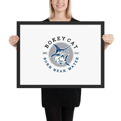 BokeyCat Framed poster