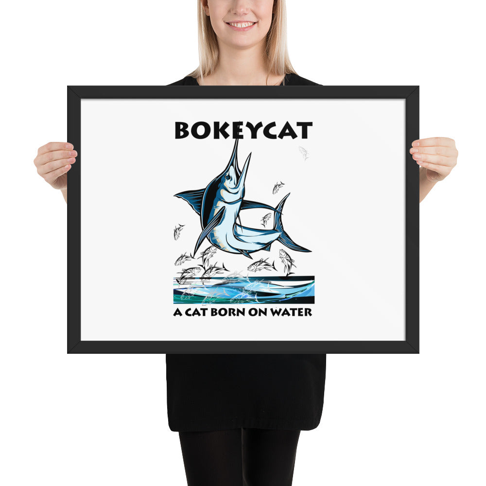 BokeyCat Framed poster