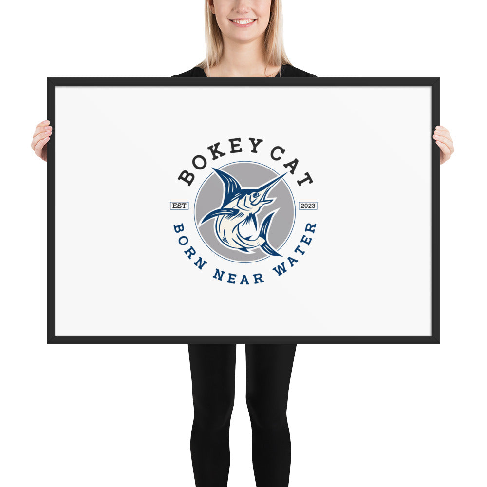 BokeyCat Framed poster