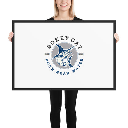 BokeyCat Framed poster