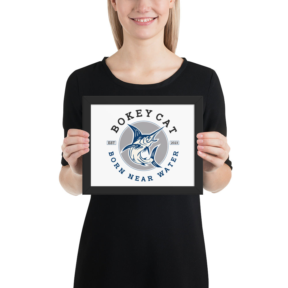 BokeyCat Framed poster
