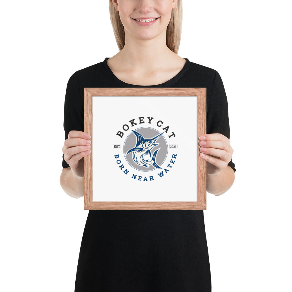 BokeyCat Framed poster