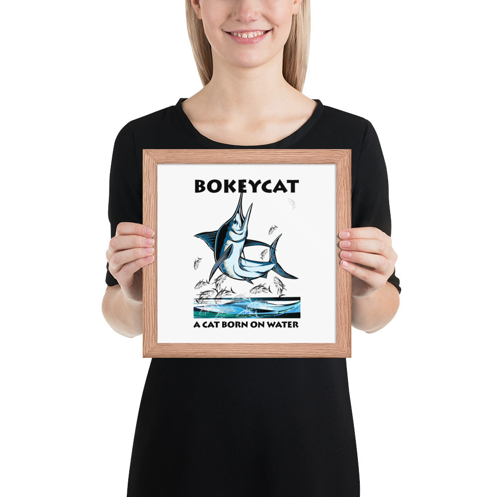 BokeyCat Framed poster