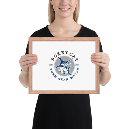 BokeyCat Framed poster