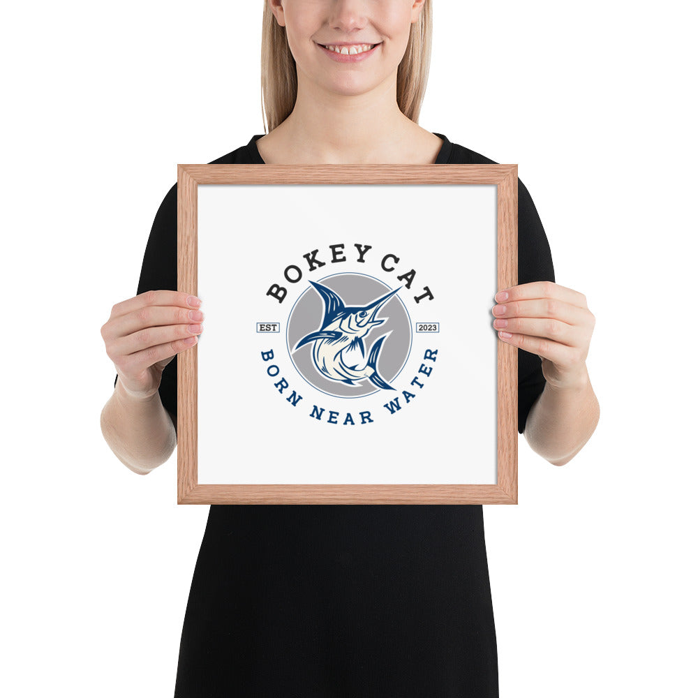 BokeyCat Framed poster