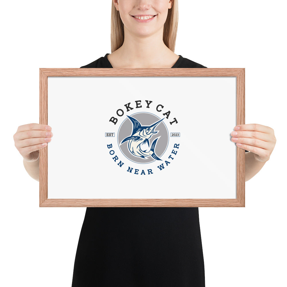 BokeyCat Framed poster