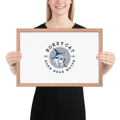 BokeyCat Framed poster