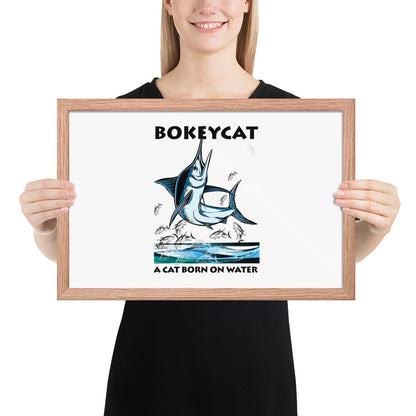 BokeyCat Framed poster