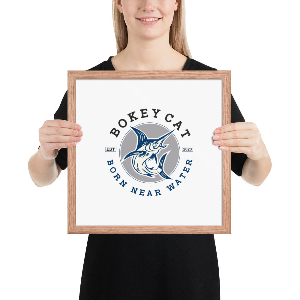 BokeyCat Framed poster