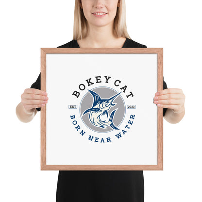 BokeyCat Framed poster