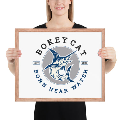 BokeyCat Framed poster