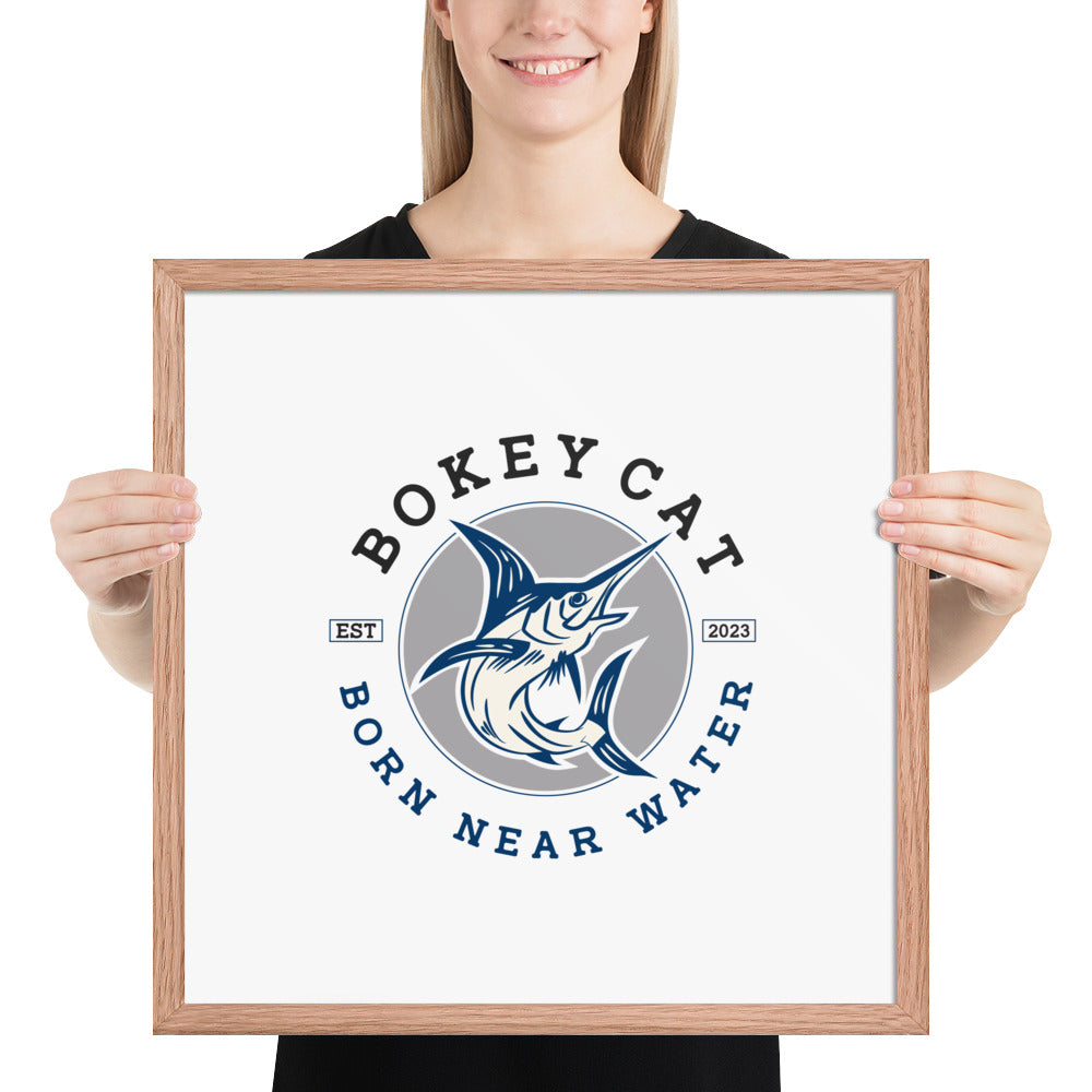 BokeyCat Framed poster