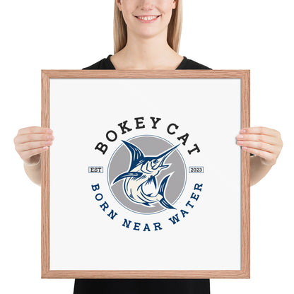 BokeyCat Framed poster