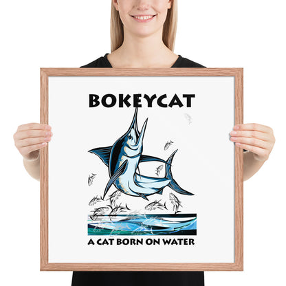 BokeyCat Framed poster