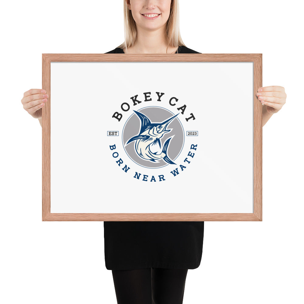 BokeyCat Framed poster