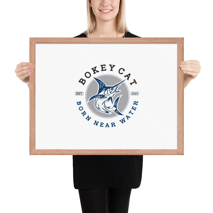 BokeyCat Framed poster