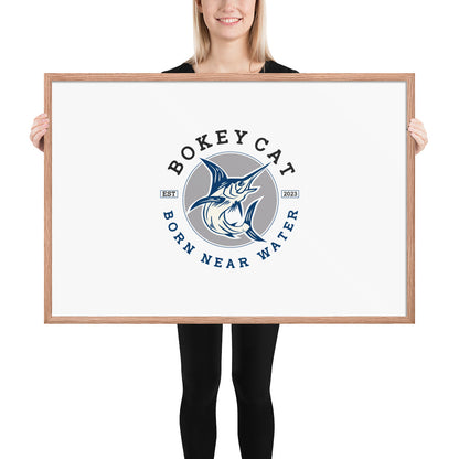 BokeyCat Framed poster