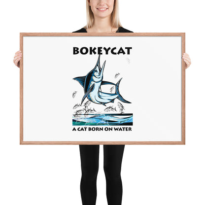 BokeyCat Framed poster