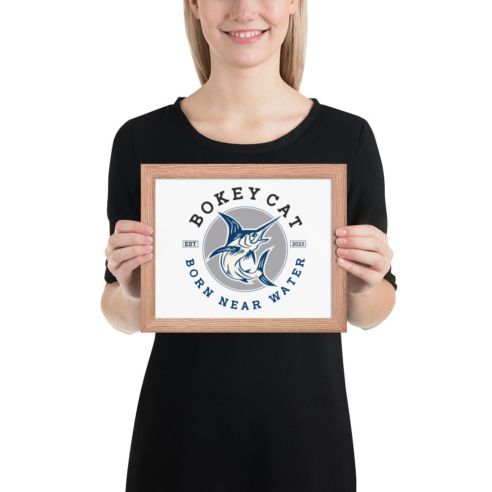 BokeyCat Framed poster