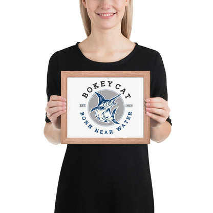 BokeyCat Framed poster