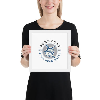 BokeyCat Framed poster