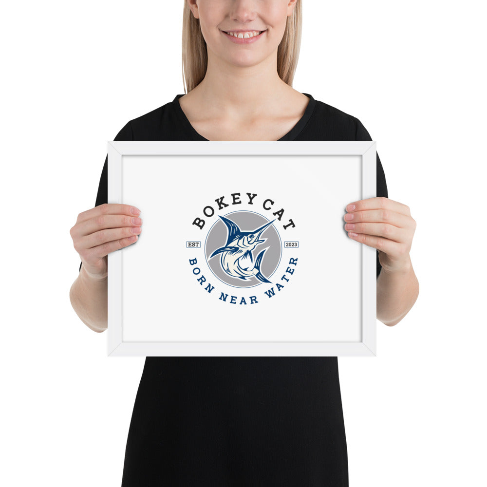 BokeyCat Framed poster