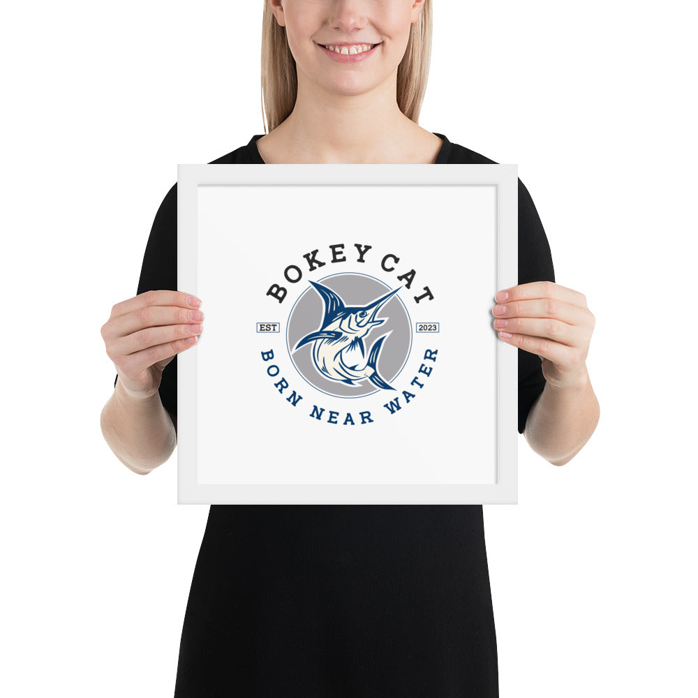 BokeyCat Framed poster