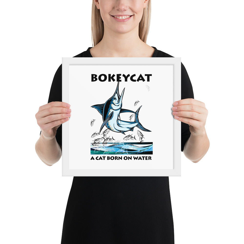 BokeyCat Framed poster