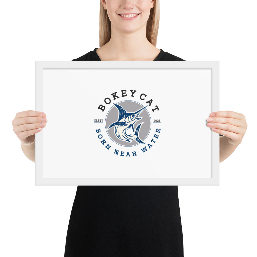 BokeyCat Framed poster