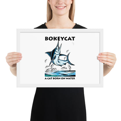 BokeyCat Framed poster