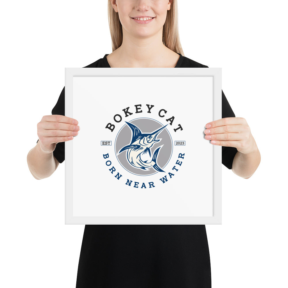 BokeyCat Framed poster